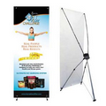 X-Type Banner With Stand And Carrying Bag